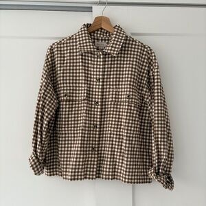 Brixton cotton checkered shirt